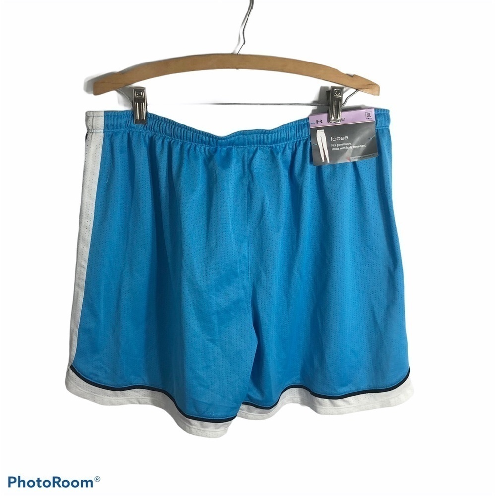 Under Armour Blue Gym Shorts NWT XL Heat Gear - Picture 2 of 9